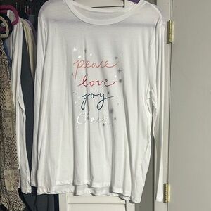 LOFT White Long Sleeve Shirt